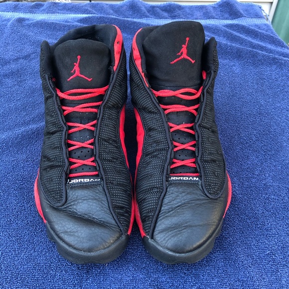 1998 Nike Air Jordan 13 XIiI Playoffs Black/Red OG - Picture 5 of 8